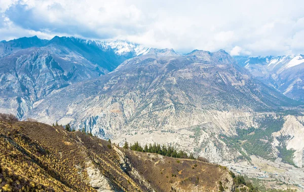 Hermoso Paisaje Montaña Con Vistas Río Bagmati Día Soleado Nepal — Foto de Stock
