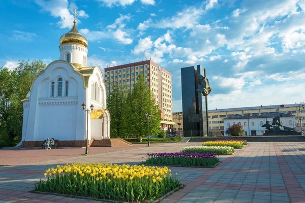 Ivanovo, Ivanovo Oblastı, Rusya 15.05.2018 merkezi bir yerde goroda Ivanova Devrim Meydanı 15.05.2018 yıl Ivanovo, Ivanovo Oblastı, Rusya Federasyonu. 