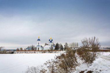 Şapel kutsal Dormition Dunilovsky Manastırı, köy Dunilovo, Shuya bölgesi, Ivanovo Region, Rusya Federasyonu, Tanrı'nın annesi hayat veren bahar simgesini Bath.