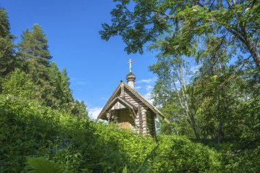Kutsal bahar onuruna Nativity en kutsal anne Tanrı'nın, köy Bogorodskoe, Galich bölgesi, Kostroma region, Rusya Federasyonu.