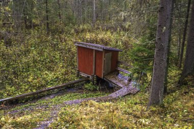 Tanrı'nın annesi varsayım Sovetsky Köyü, Kologrivsky bölgesi, Kostroma region, Rusya Federasyonu yakınındaki bir sonbahar günü onuruna kutsal bahar.