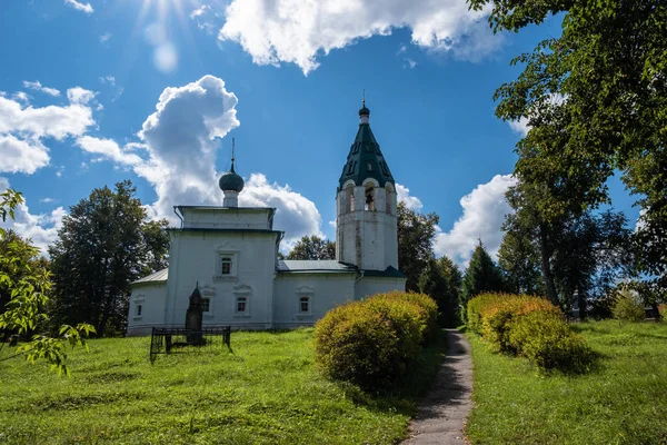 Kościół Elias Orthodox zbudowany w 1790 w Palekh, Rosja. — Zdjęcie stockowe