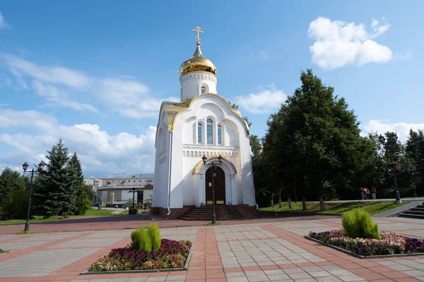 Церква каплиці на честь Федорова ікони Божої Матері, — стокове фото