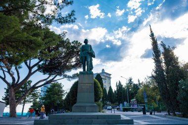 Sovyet yazar Maxim Gorky Anıtı, 09/02/2019, Yalta, Cr