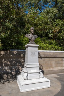 Rusya İmparatoru II. Nicholas 'ın güneşli bir günde Livadia Sarayı' nda basılması, Kırım.