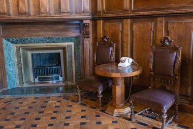 Livadia Sarayı 'nın ön resepsiyonunda, 09 / 04 / 2019, Yalta,