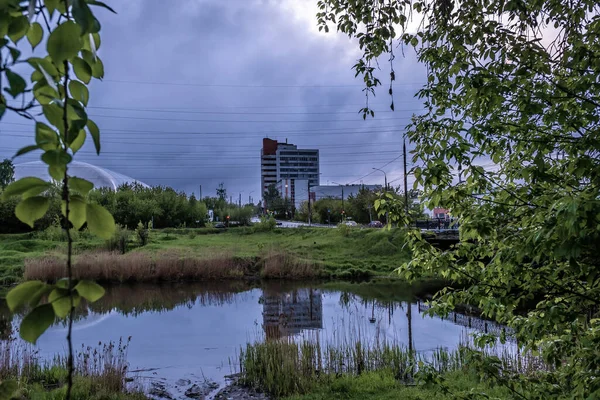 Ivanovo Iwanowo Region Russland 2020 Blick Auf Den Fluss Uwod — Stockfoto