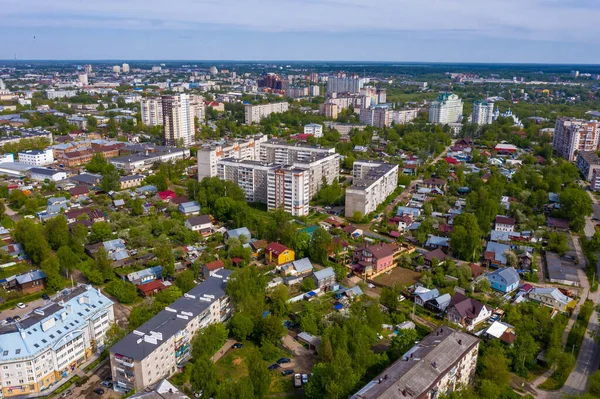 Letecký Pohled Město Ivanovo 2020 Ivanovo Ivanovo Rusko — Stock fotografie