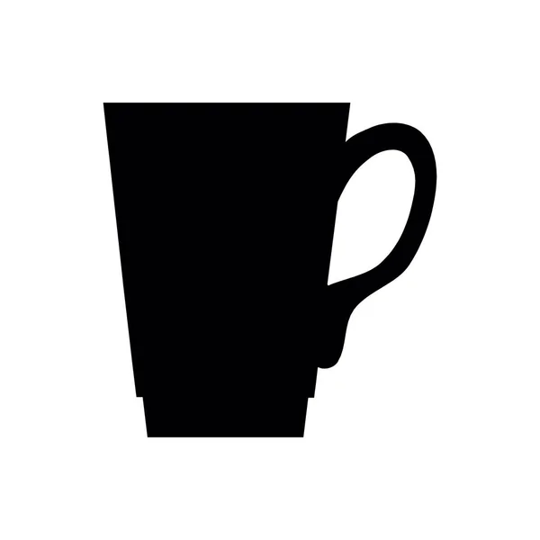 Kaffeetasse einfaches Symbol. Vektorillustration — Stockvektor