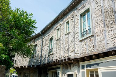 Eski evin Carcassonne Ortaçağ şehir Fransa bölümü