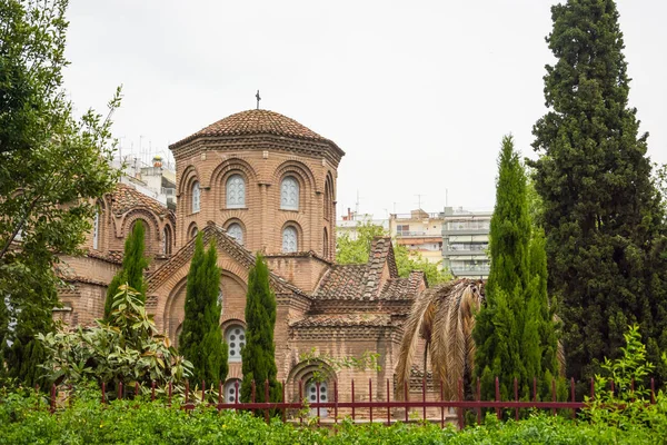 Iglesia de Panagia Chalkeon es una iglesia de cúpula cruzada dedicada a — Foto de Stock