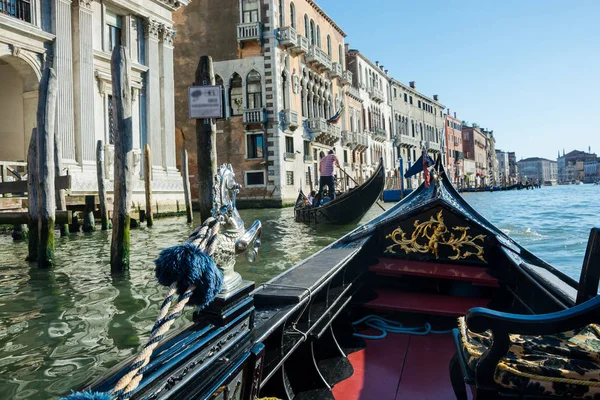 Vue du grand canal depuis une télécabine à Venise, Italie. — Photo