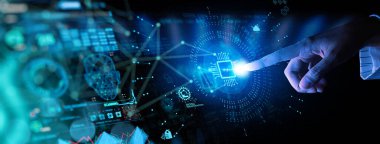 Hnad Dijital dönüşüm değişim yönetimi ve nesnelerin interneti (Iot) Ui ile çalışma.