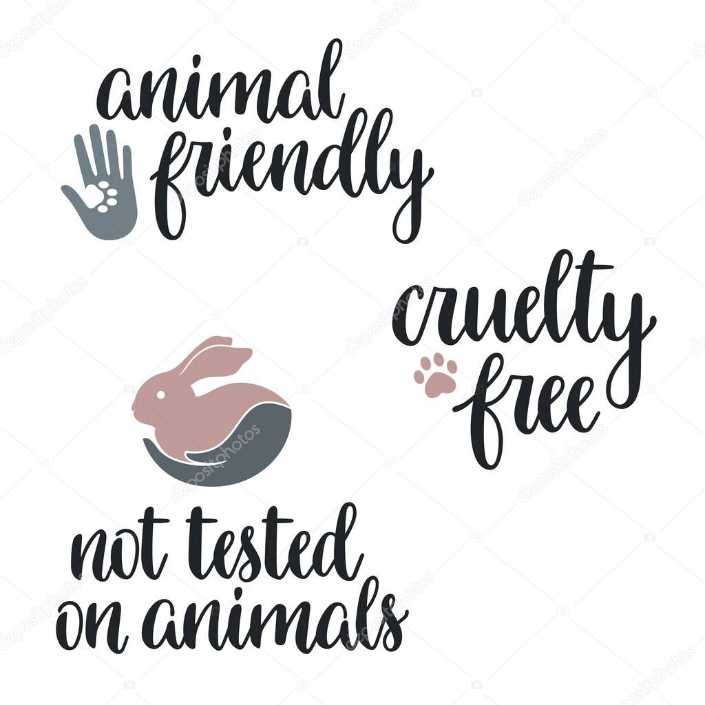 Cruelty Free lettering set