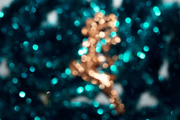 Colorful lights festive bokeh, defocused festive background