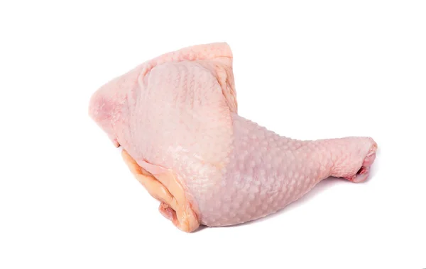 Noga Kurczaka Białym Tle — Zdjęcie stockowe