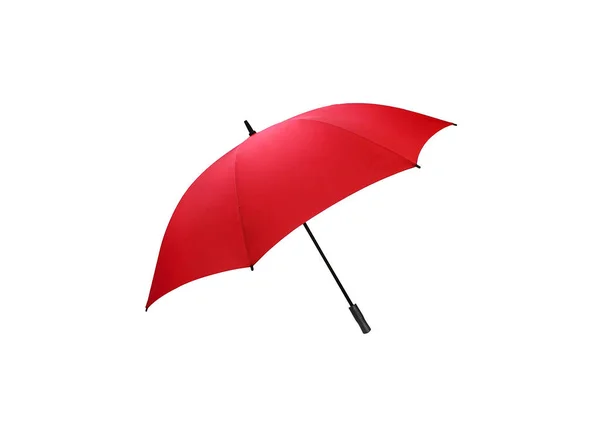 Kırmızı Şemsiye Yağmur Koruması — Stok fotoğraf