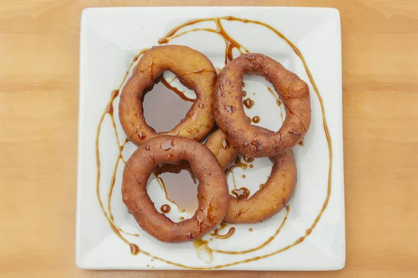 Picarones Food Peruvian Dessert — Stock Photo, Image