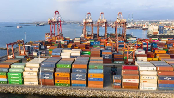 Callao Lima Peru October 2019 View Dock Containers Port Callao — ストック写真