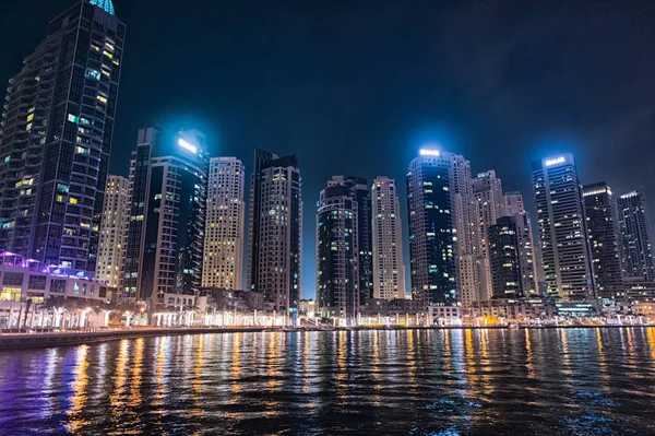 Dubai Emiratos Árabes Unidos Diciembre 2017 Paisaje Urbano Del Distrito — Foto de Stock