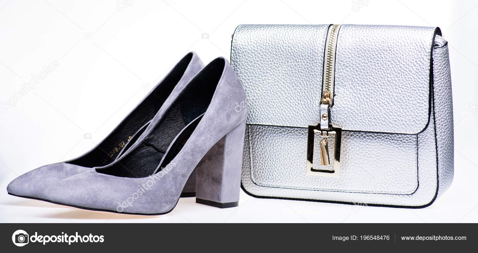 heels with matching purse