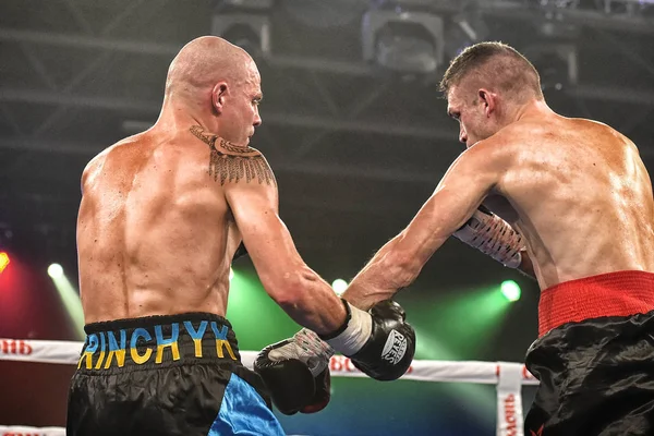 Kiev Ucrania Septiembre 2017 Espectáculo Boxeo Esparta Incluyó Seis Peleas — Foto de Stock