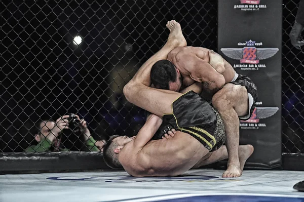 Kiev Ucraina Marzo 2017 Combattenti Mma Combattere Ring Lotta Campionato — Foto Stock