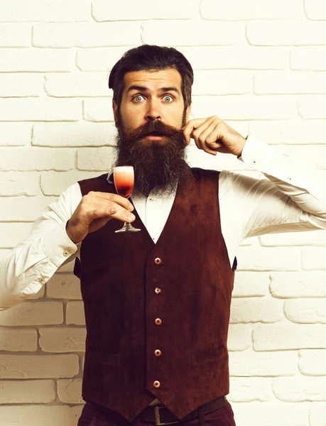 놀라운 수염의 남자 — 스톡 사진