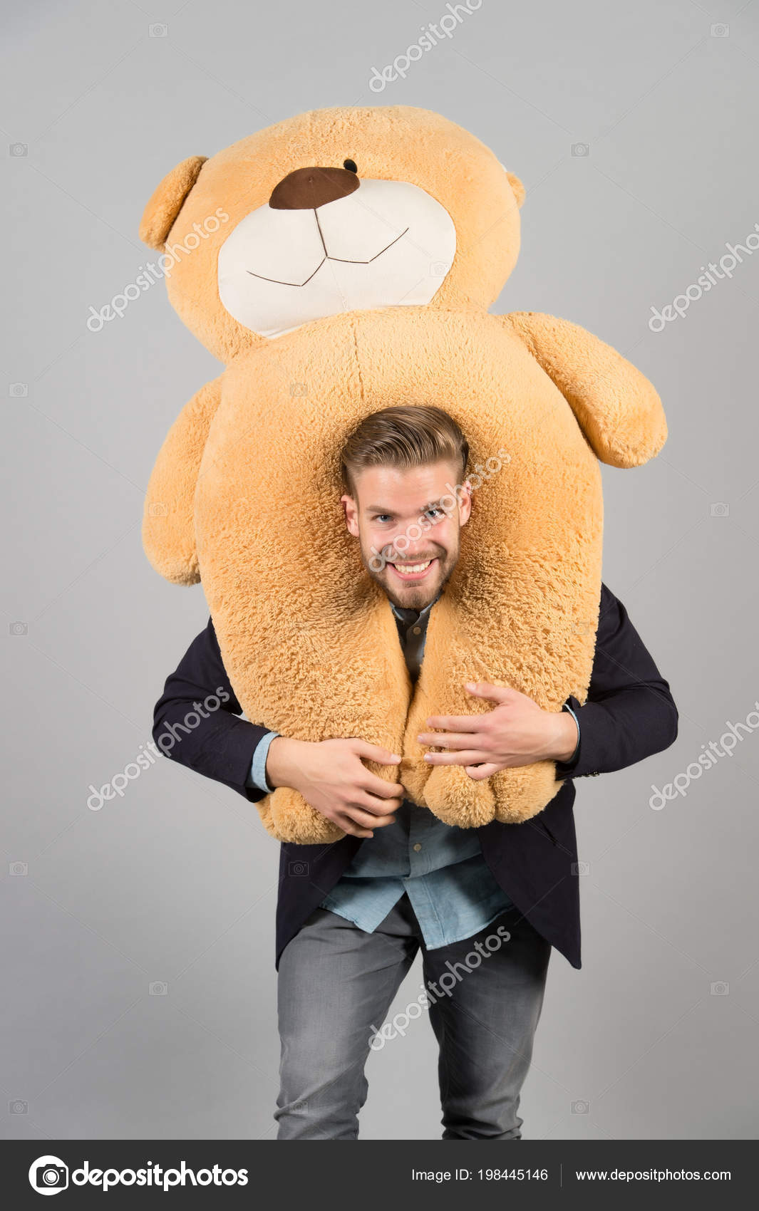 man teddy bear