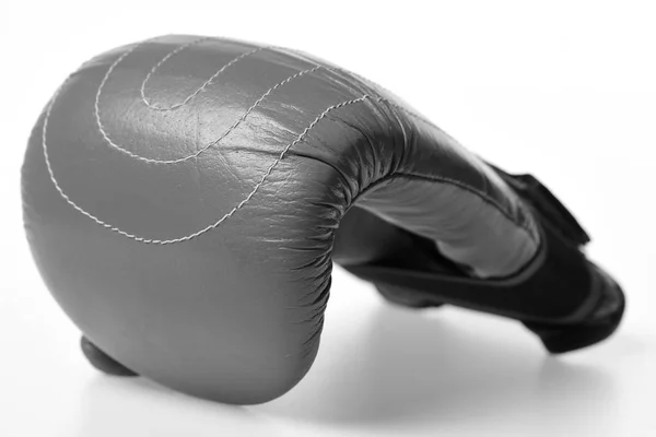 Boxing glove. Leather box equipment for fight and training — Stock Photo, Image