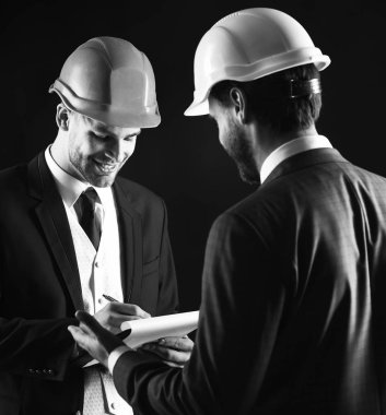 İnşaat, Mimarlık, iş, iş kavramı.