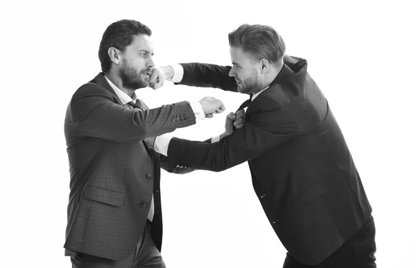 Businessman and politician fighting. — Stock Photo, Image