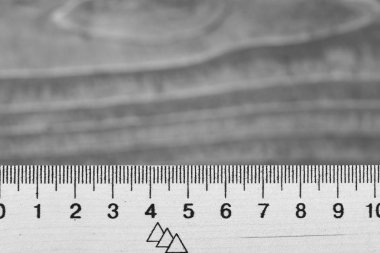 Ölçme Aracı donanımları çalışma veya eğitim için. Okul, matematik, geometri kavramı.