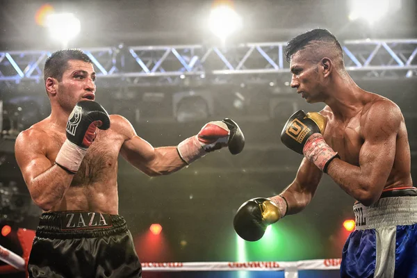 Kiev Ukraine Septembre 2017 Sparta Boxing Show Incluait Six Combats — Photo