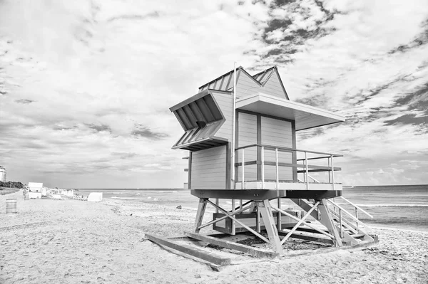 Südstrand, Miami, Florida. Bademeisterhaus — Stockfoto