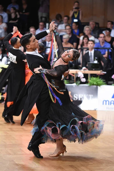 Stuttgart Germany August 2015 Unidentified Dance Couple Dance Pose Grand — Stock Photo, Image