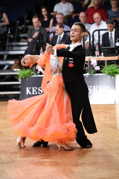 Stuttgart Germany August 2015 Unidentified Dance Couple Dance Pose Grand — Stock Photo, Image