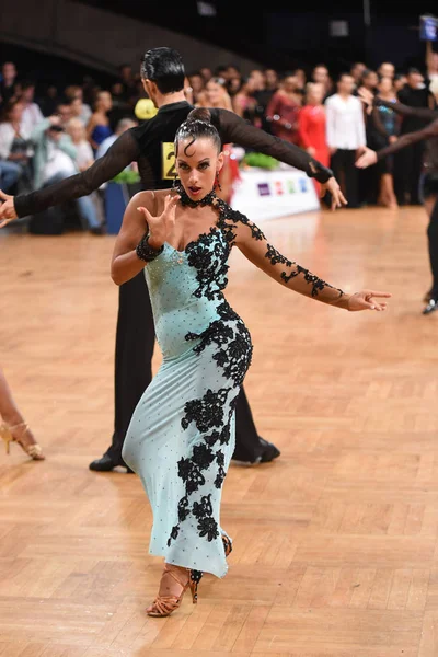 Stuttgart Germany August 2015 Unidentified Dance Latin Couple Dance Pose — Stock Photo, Image