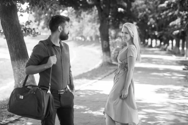 Liebe auf den ersten Blick. Mann und Frau — Stockfoto