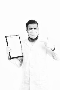 Kaba sakallı Kafkas doktor ya da lisansüstü öğrencisi