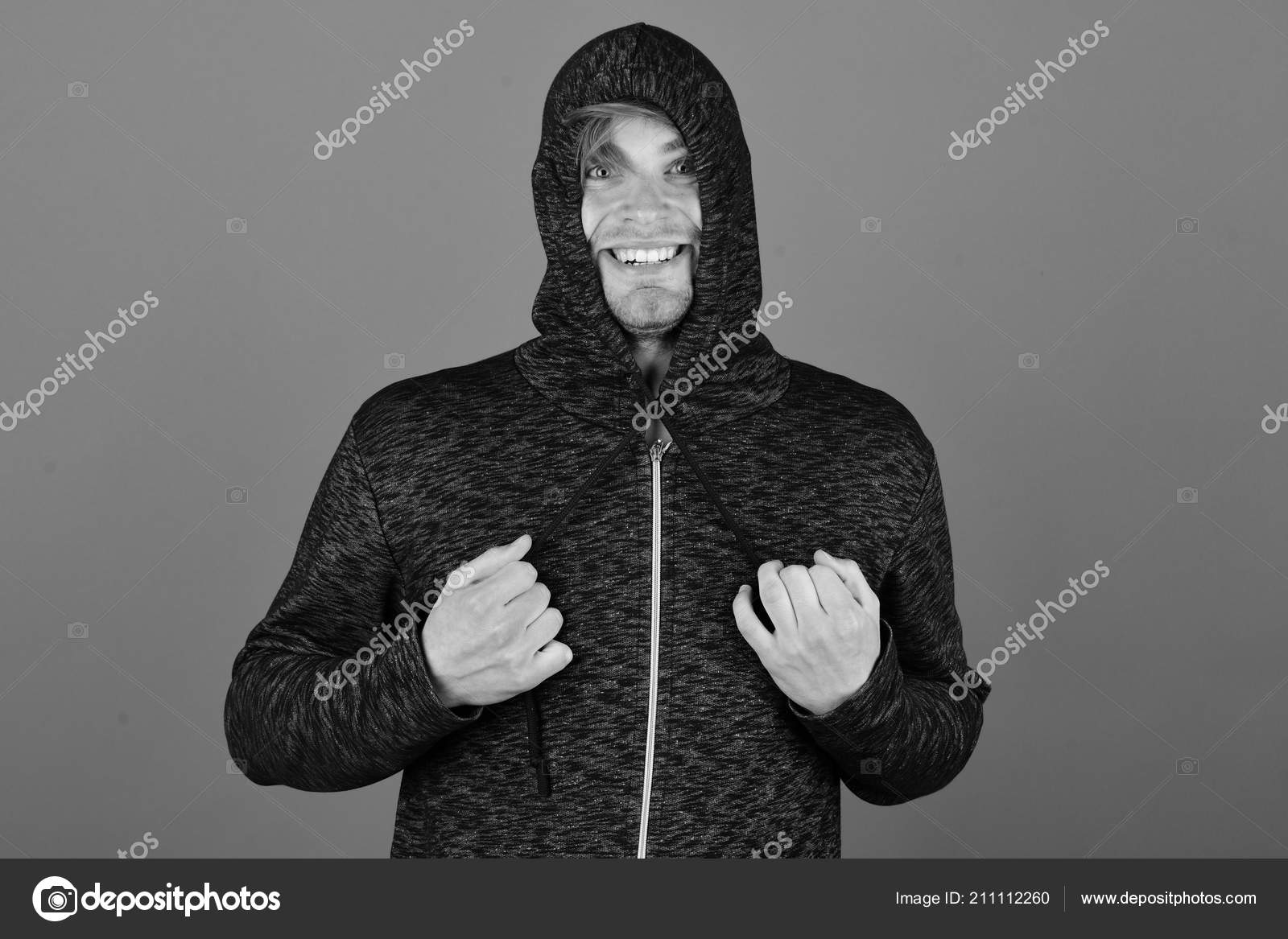 black hoodie guy