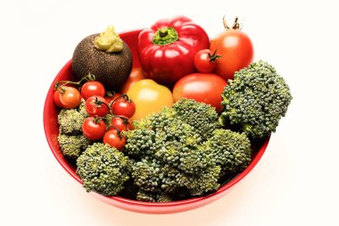 Mutfak ve vegan diyet konsepti. Sebze bileşimi