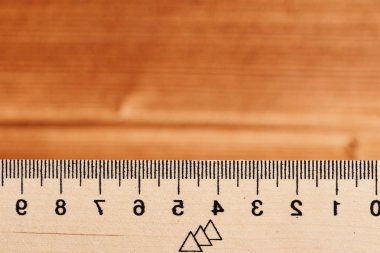 Simple ruler with indicators in form of centimeters. clipart