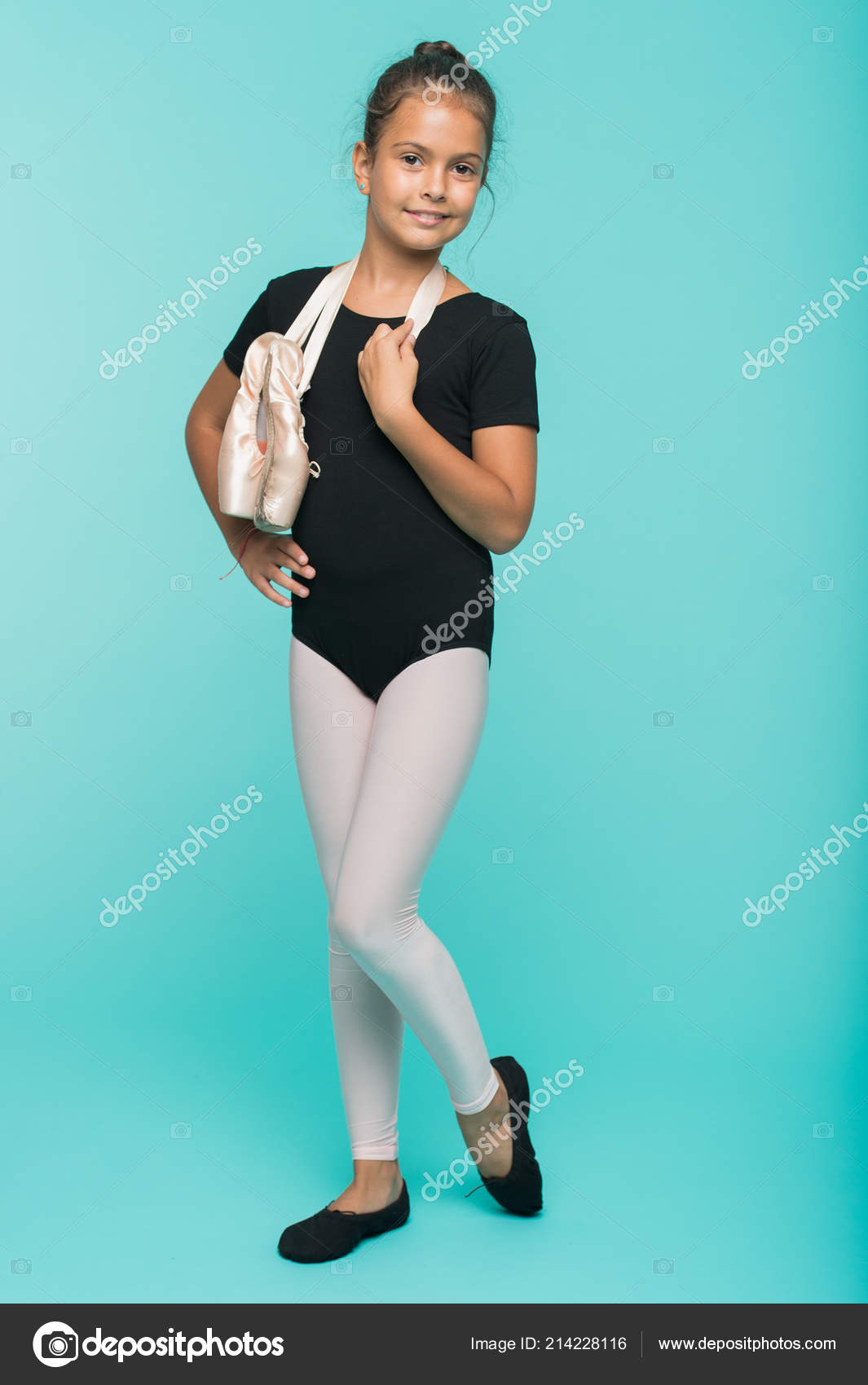 little girl ballet shoes