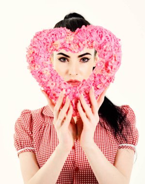 Sembol, flört, Sevgililer günü, kadının gün kavramı.