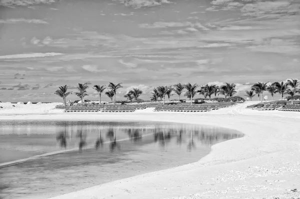 Büyük üzengi Cay, Bahamalar tropikal plaj — Stok fotoğraf