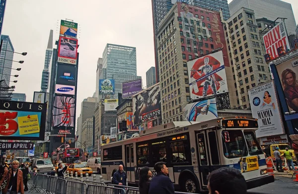 New York Verenigde Staten November 2008 Times Square Winkelcentrum Bezig — Stockfoto