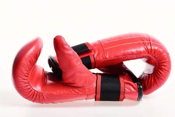 Equipo de caja de cuero para lucha y entrenamiento. — Foto de Stock