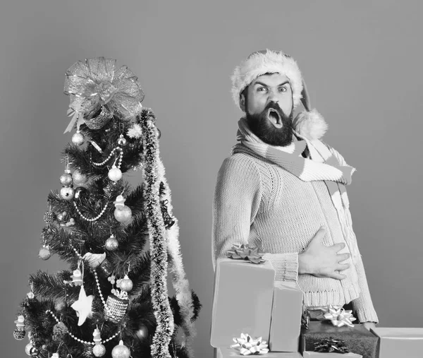 Viernes Negro antes del concepto de Navidad. Chico o hipster shopper — Foto de Stock