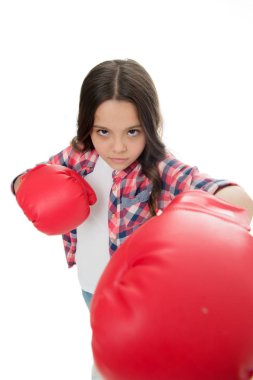 Güçlü hissediyorum. Kızların güç konsepti. Feminist terbiye ve kadın hakları. Hakları için savaş. Kadın hakları ve özgürlükleri. Kız boks eldivenleri dövüşmeye hazır. Çocuk güçlü ve bağımsız.
